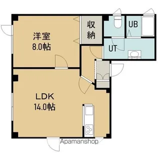 パールハウス【101号室】の間取り