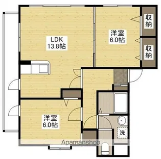 マルシュ梅林Ⅱ【2階】の間取り