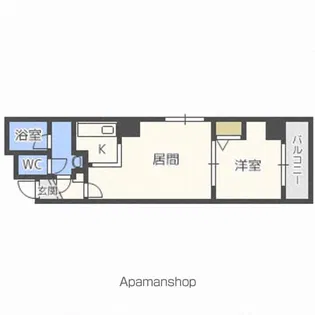 SAPPORO HILLS【702号室】の間取り