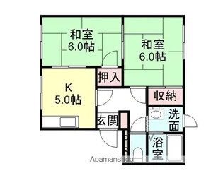 FIESTAくまの【A201号室】の間取り