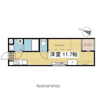 スミタスヴィラ石手川【501.号室】の間取り