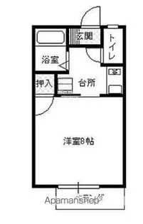 ベルシティ【1階】の間取り