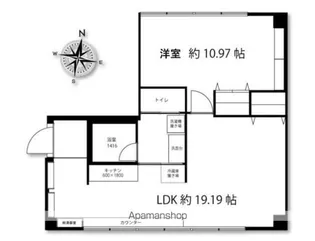 GOTOビル【3階】の間取り