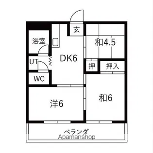 コーポ大晴【3階】の間取り