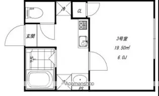 クレサージュ新松戸Ⅱ【2階】の間取り