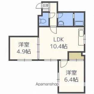 ΑNEXT札幌第15【301号室】の間取り