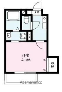 エーデルワイス【102号室】の間取り