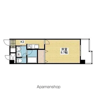 FORTE本町Ⅳ【.203号室】の間取り