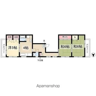 クレアールジーエー【6階】の間取り