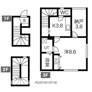 ルミエールⅡ【301号室】の間取り