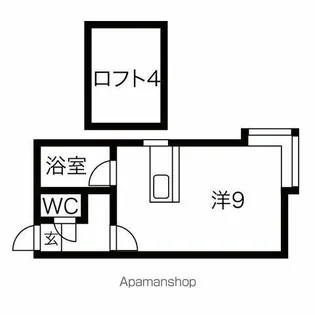 DAN DE LION【202号室】の間取り