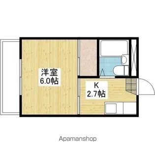泉ハイツ【103.号室】の間取り