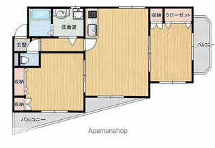 ノーブル千里【201号室】の間取り