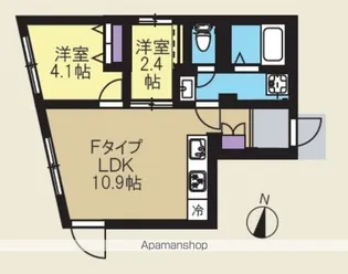 CREAL新高円寺【2階】の間取り