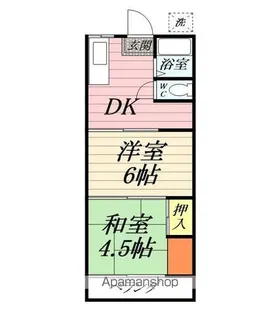 第六青木荘【2階】の間取り