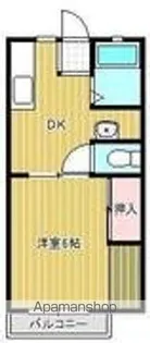 サンライフソルト【205号室】の間取り