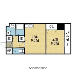 フォレステージ緑橋【2階】の間取り