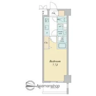 ヴェルデシア名駅南(旧ルネフラッツ名駅南)【7階】の間取り