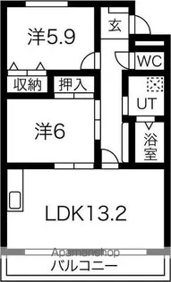 グランドール S【1階】の間取り