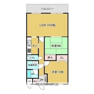 タオコート湯川【10階】の間取り