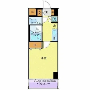 スカイコートお茶の水【4階】の間取り