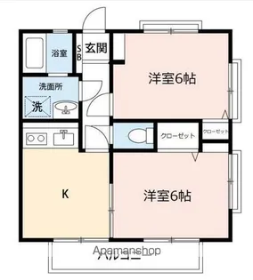 ヒルサイト洋光台【1階】の間取り