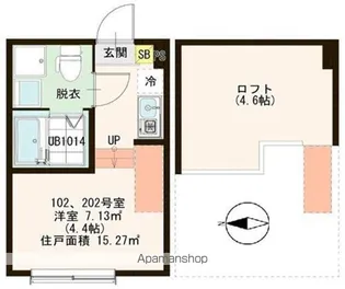 ミライトワ立石【1階】の間取り