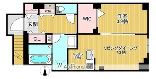 ヴォワザン マロン【101号室】の間取り