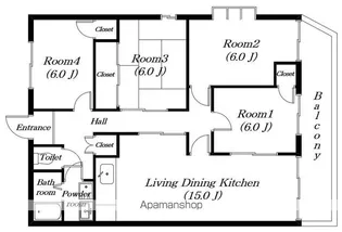 南郷ハイツ【510号室】の間取り