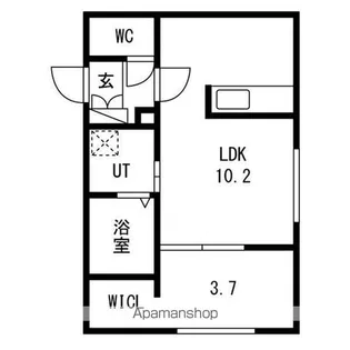 CITY RESIDENCE月寒中央(シティレジデンス月寒中央)【2階】の間取り