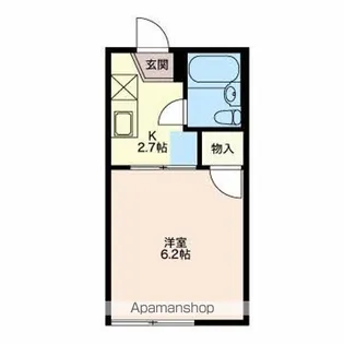 ベリーズ丸山【1階】の間取り