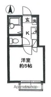 ル・ジャルダン・オオクラヤマB【2階】の間取り