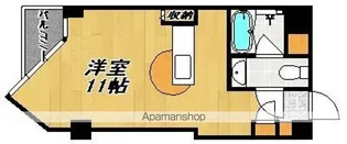 ヒルトップ六本松【4階】の間取り