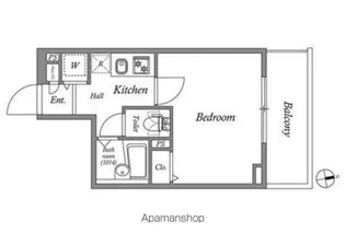 レジデンス新宿中落合【501号室】の間取り