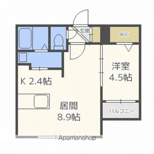 プランドール【2階】の間取り