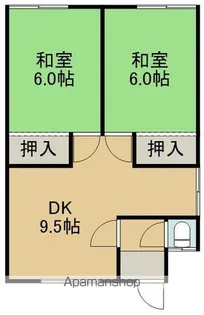 シャトーマルセイユ【3号室】の間取り