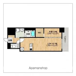 S-room美野島【7階】の間取り
