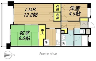 グレイスコート戸田【4階】の間取り