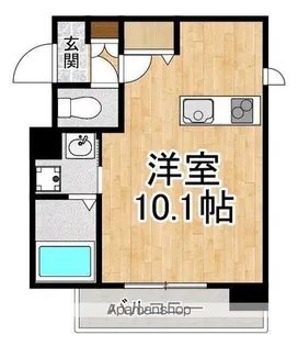 RAY SQUARE 大津【204号室】の間取り