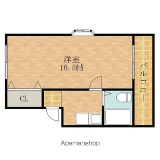 グリーン・エクセル【201号室】の間取り