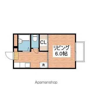 TOMIIハイツ【305号室】の間取り