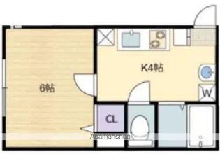 カシータ松戸【3階】の間取り