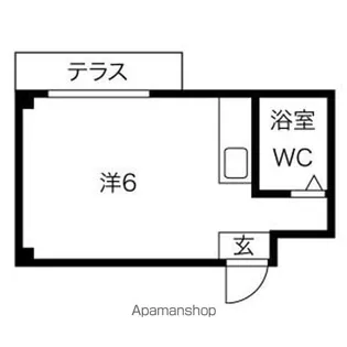 ラ・フォーレ千里【1階】の間取り