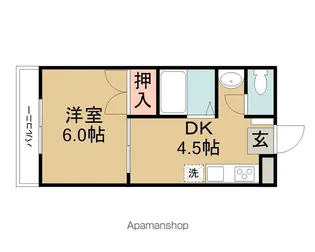 ヴィラコートピジョン【2階】の間取り