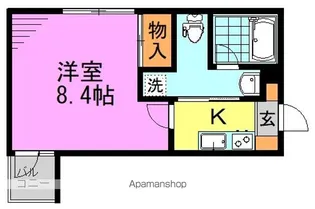 アクサスガレリアレジデンス東高円寺【3階】の間取り
