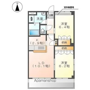 ドルチェ【3階】の間取り
