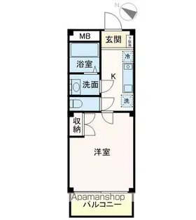 サンクレスト新浦安アネックス【1階】の間取り