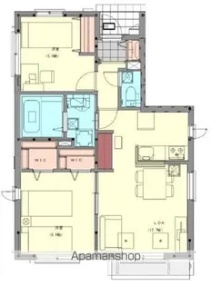 サンリビオンⅡ【1階】の間取り