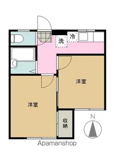 エクレール清水台【201号室】の間取り