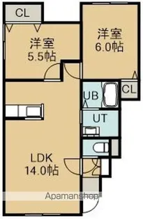 MAISON DE クレールⅠ(メゾンドクレールワン)【1階】の間取り
